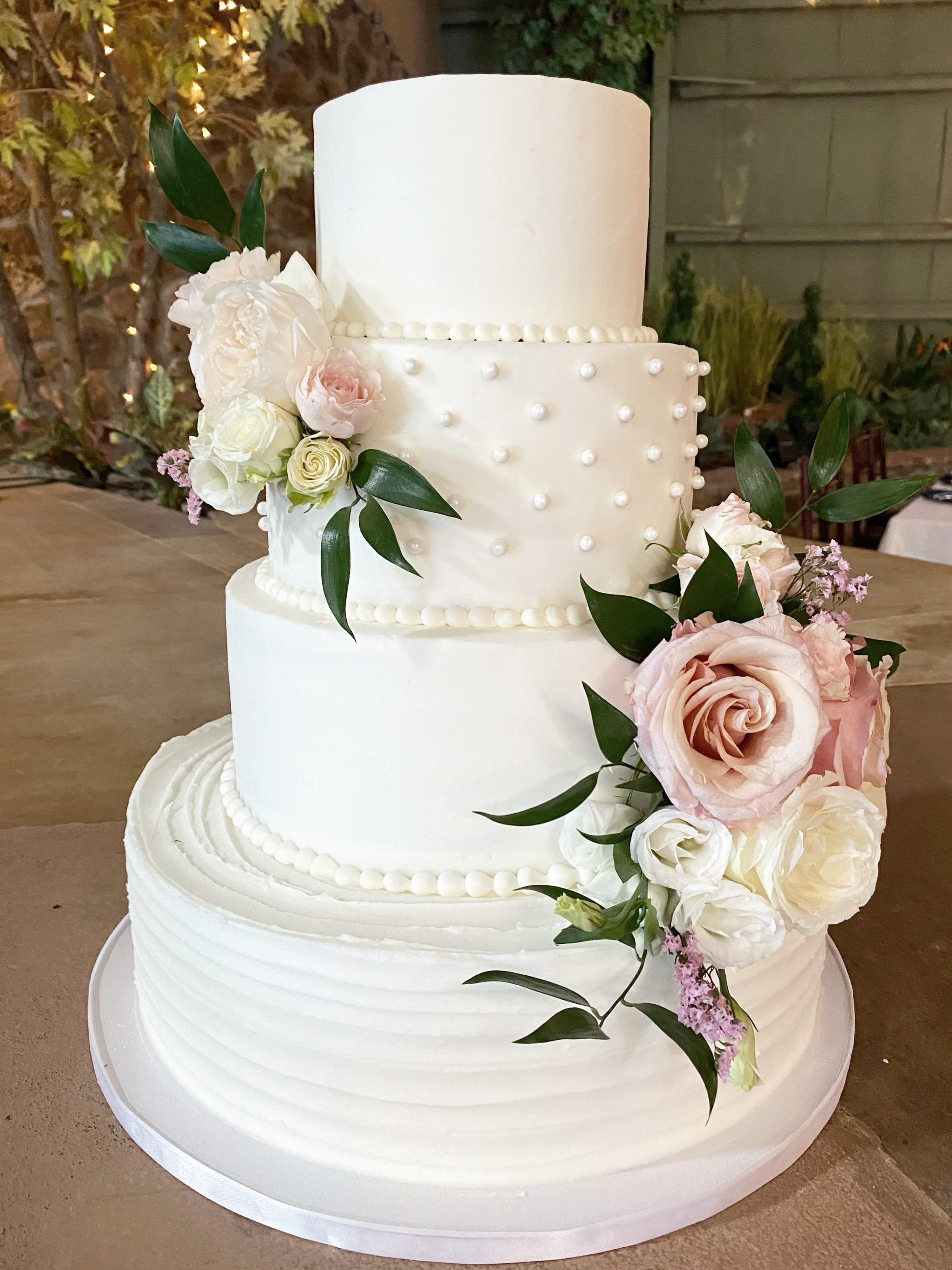 Wedding cake with buttercream in El Paso, TX