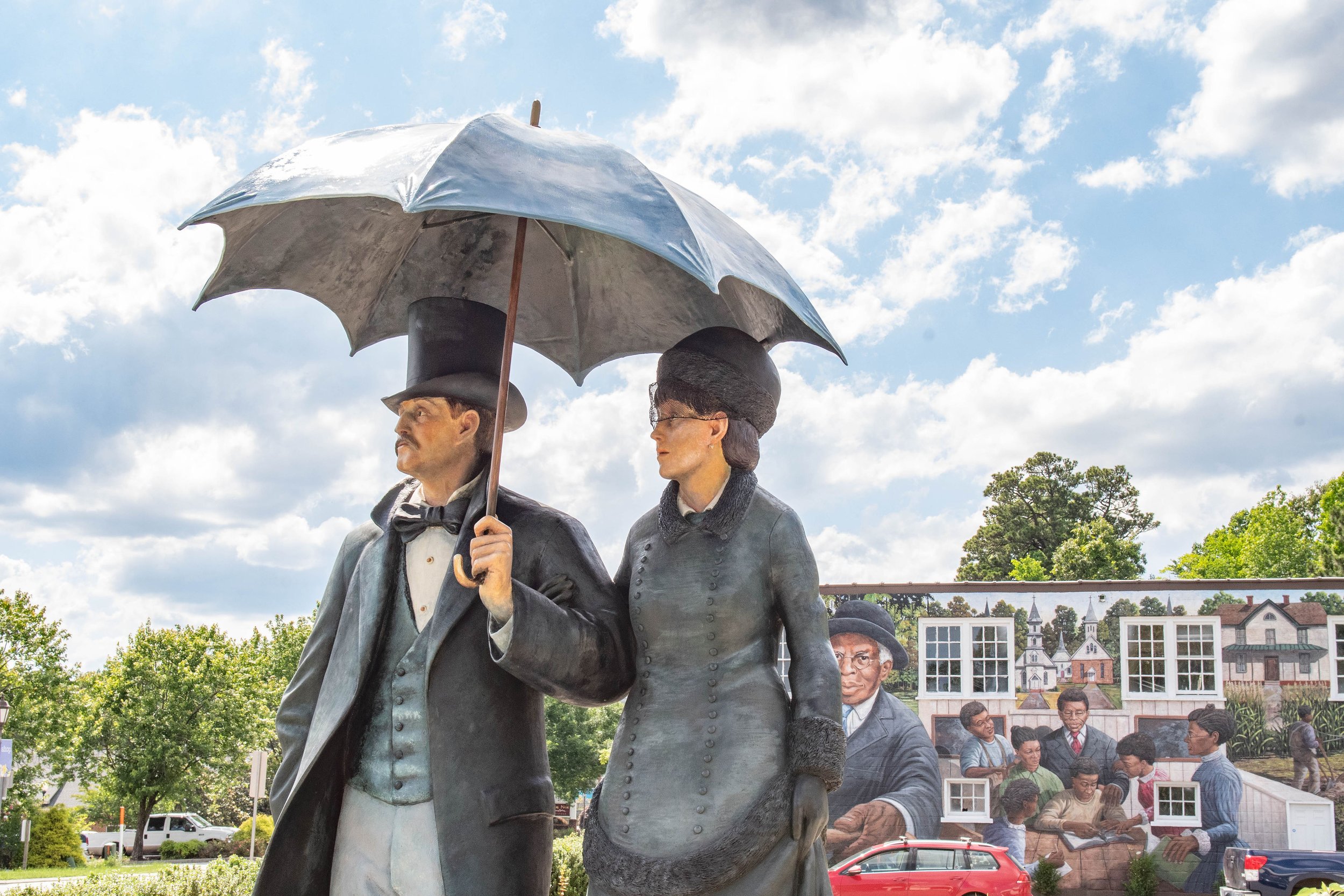 Exploring the Enchanting Seward Johnson Statues on Main Street in Gloucester, VA