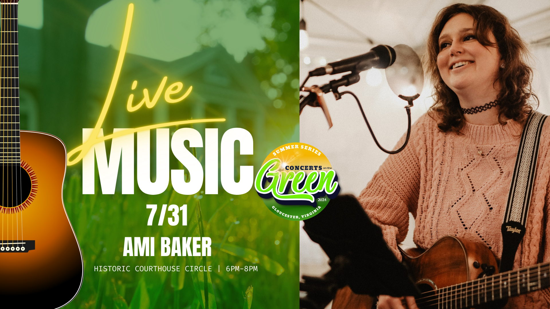 Ami Baker- Concerts On The Green