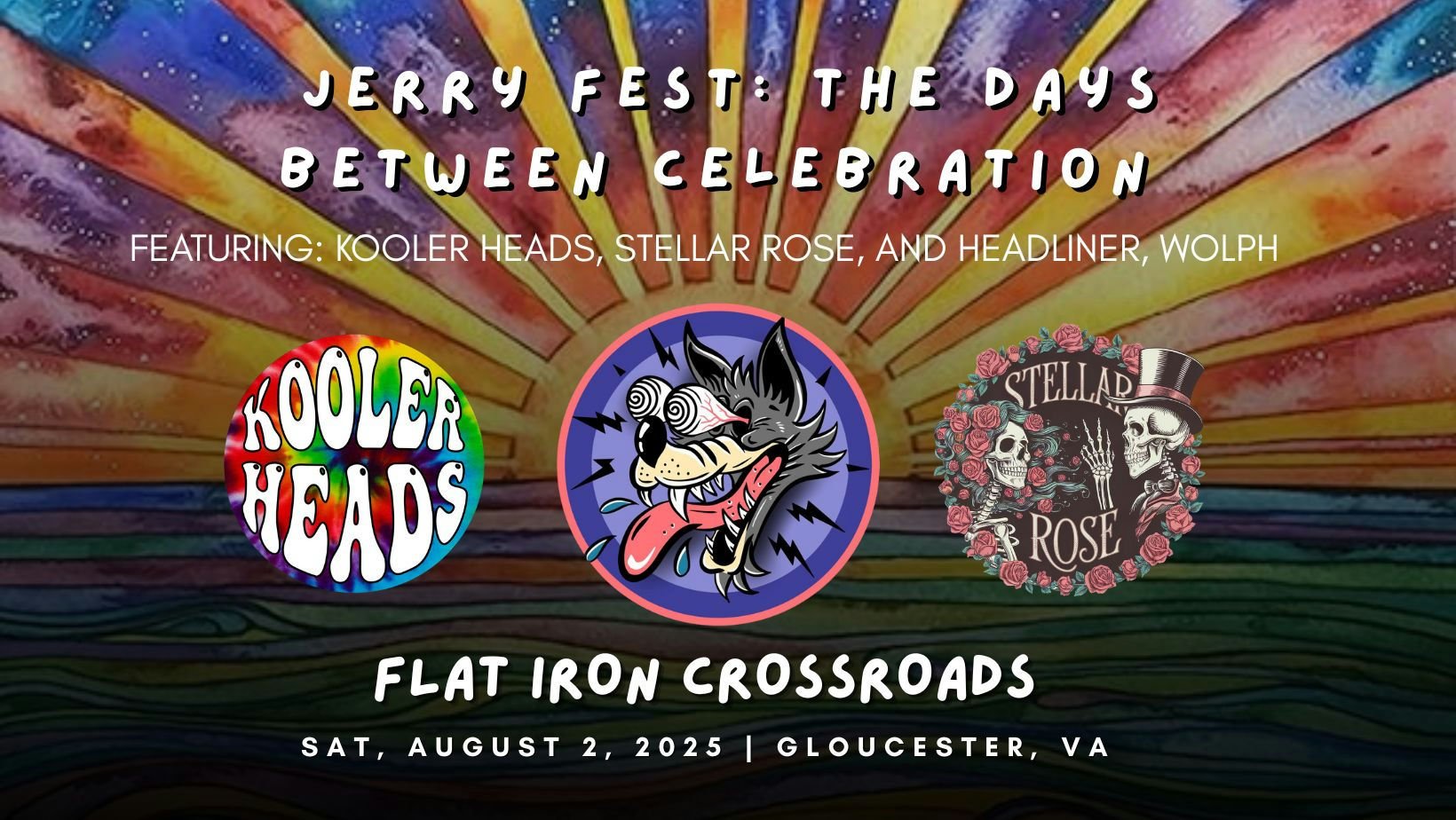 Jerry Fest: The Days Between at Flat Iron Crossroads 