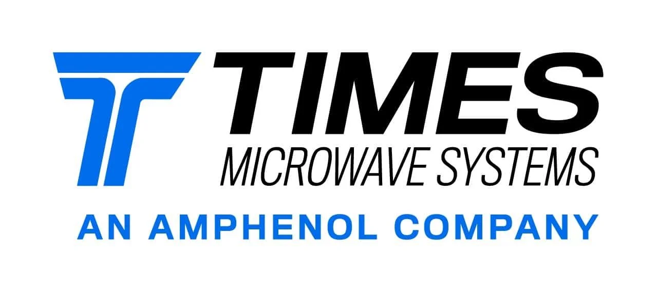 Logotipo de TIMES Microwave Systems, una compañía de Amphenol.