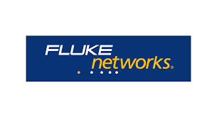 Logotipo de Fluke Networks sobre fondo blanco.