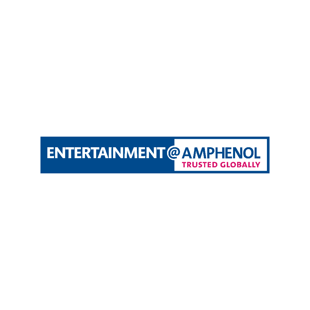 Logotipo de entretenimiento en azul y rosa, con '@' en el centro y el texto 'TRUSTED GLOBALLY' en rosa debajo.