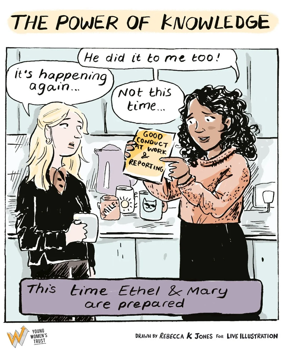 Comics for The Young Women's Trust