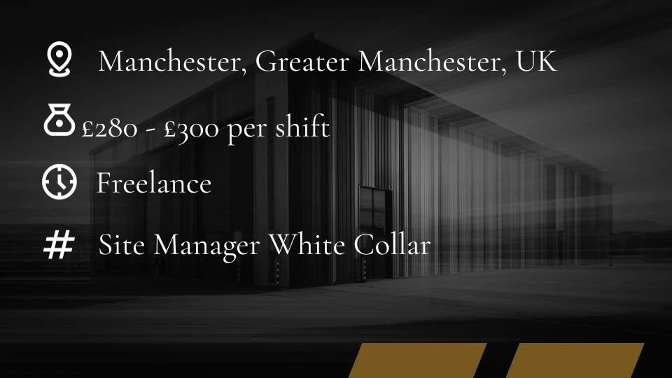 Site Manager Jobs | Manchester | Greater Manchester