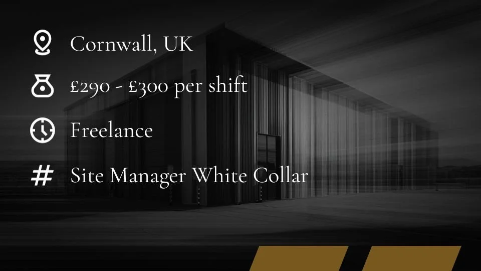 Site Manager Jobs | Cornwall