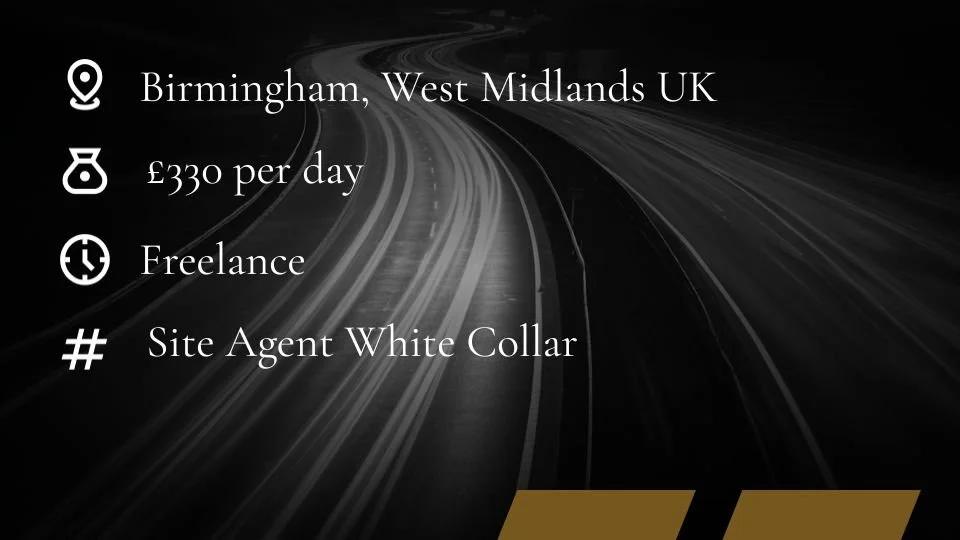 Site Agent Jobs | Birmingham | West Midlands