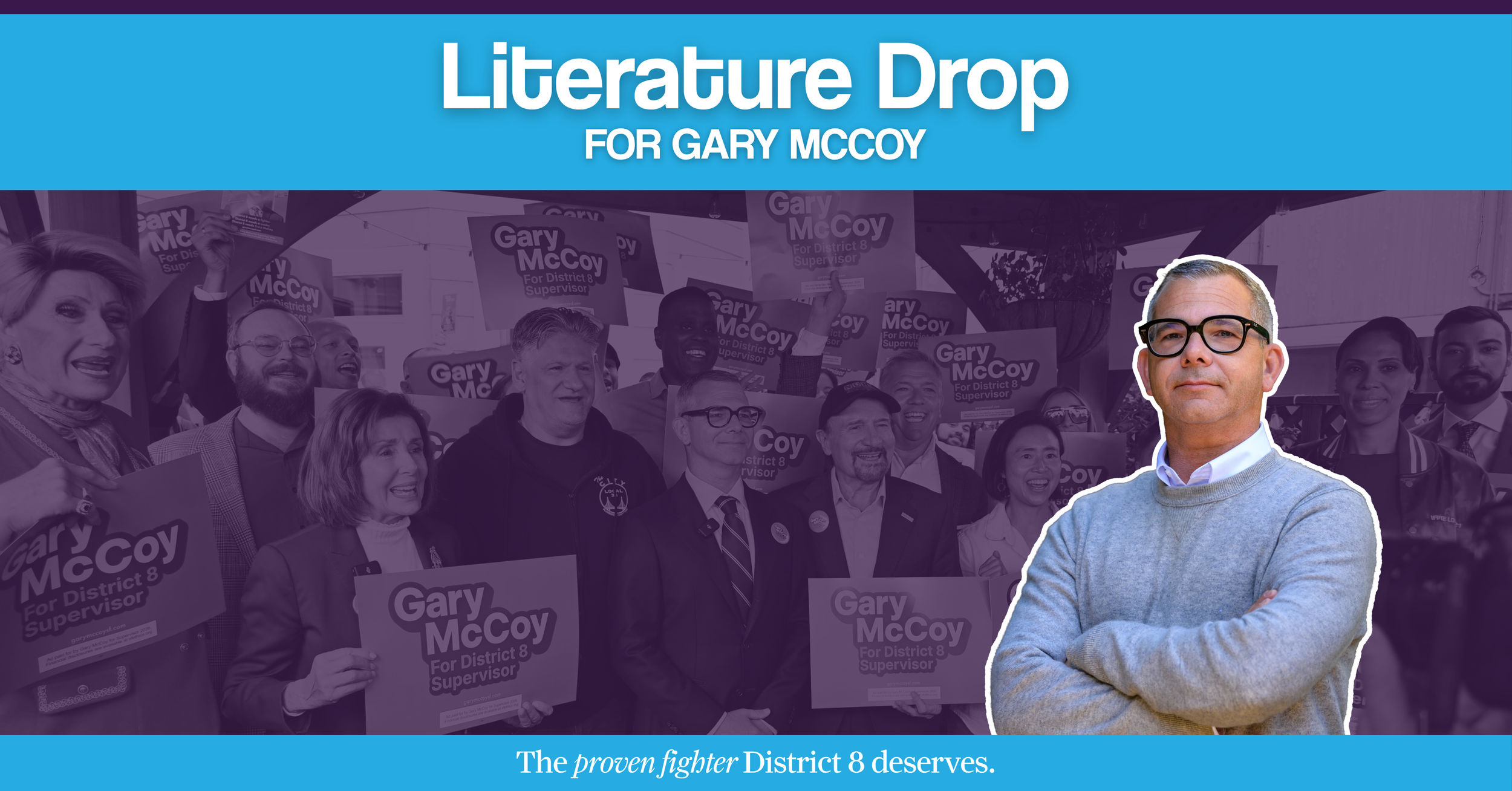 Lit Drop for Gary McCoy