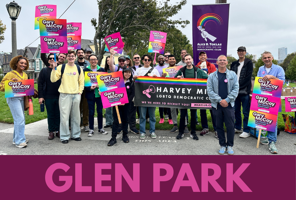 Canvassing in Glen Park