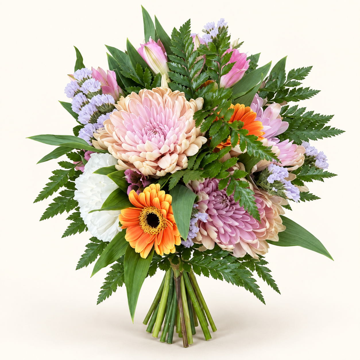 Blush and Orange Hand-Tied Bouquet.png