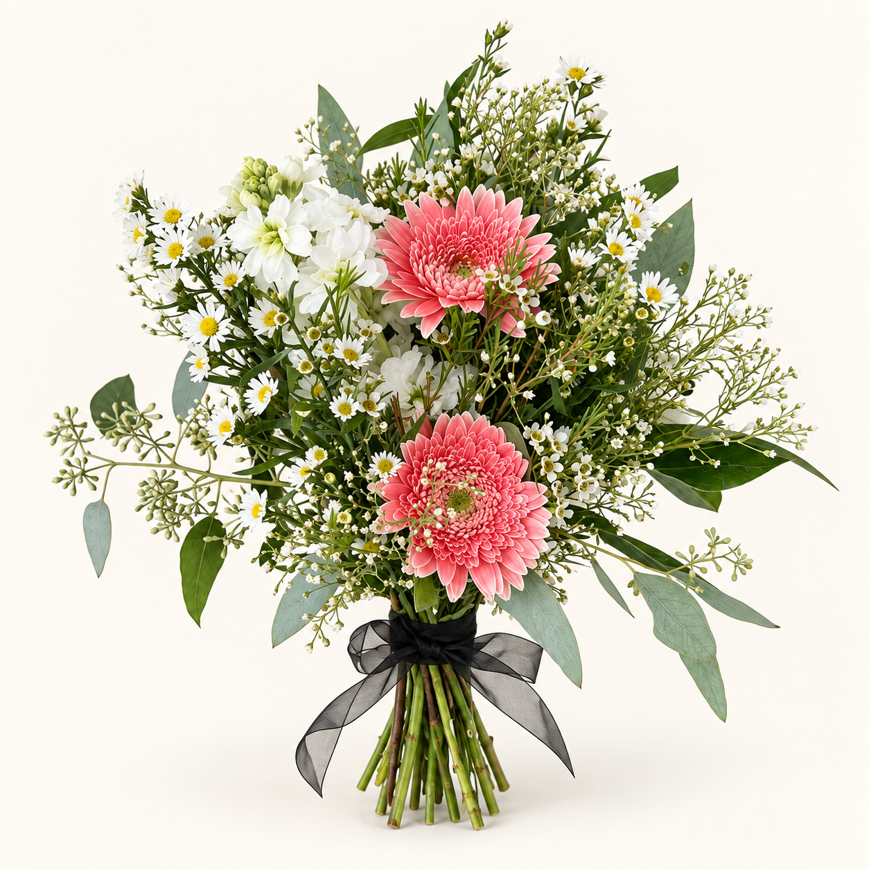 Airy coral and white hand-tied bouquet.png