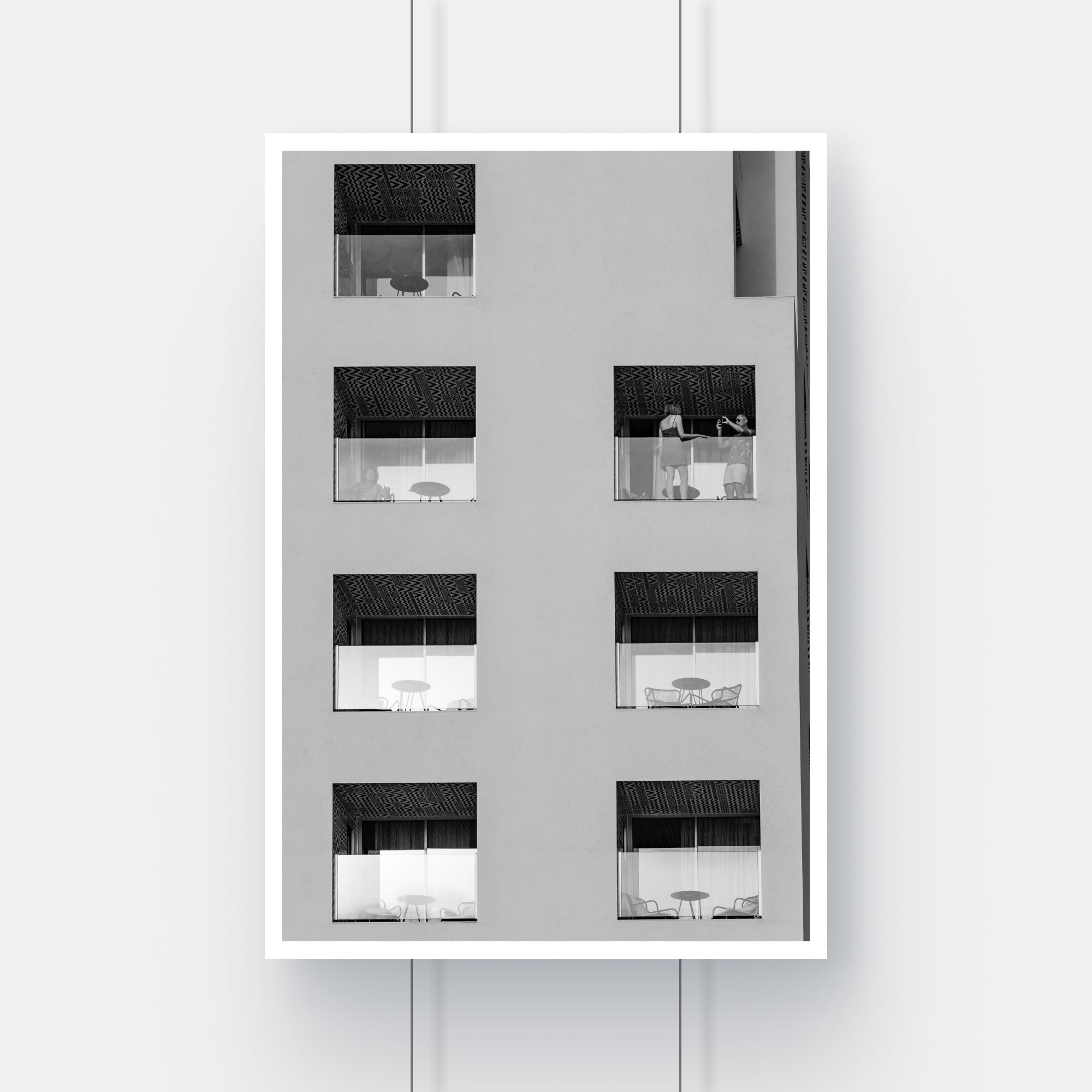 Limited edition fine art print of a hotel interior in Málaga, Spain.
