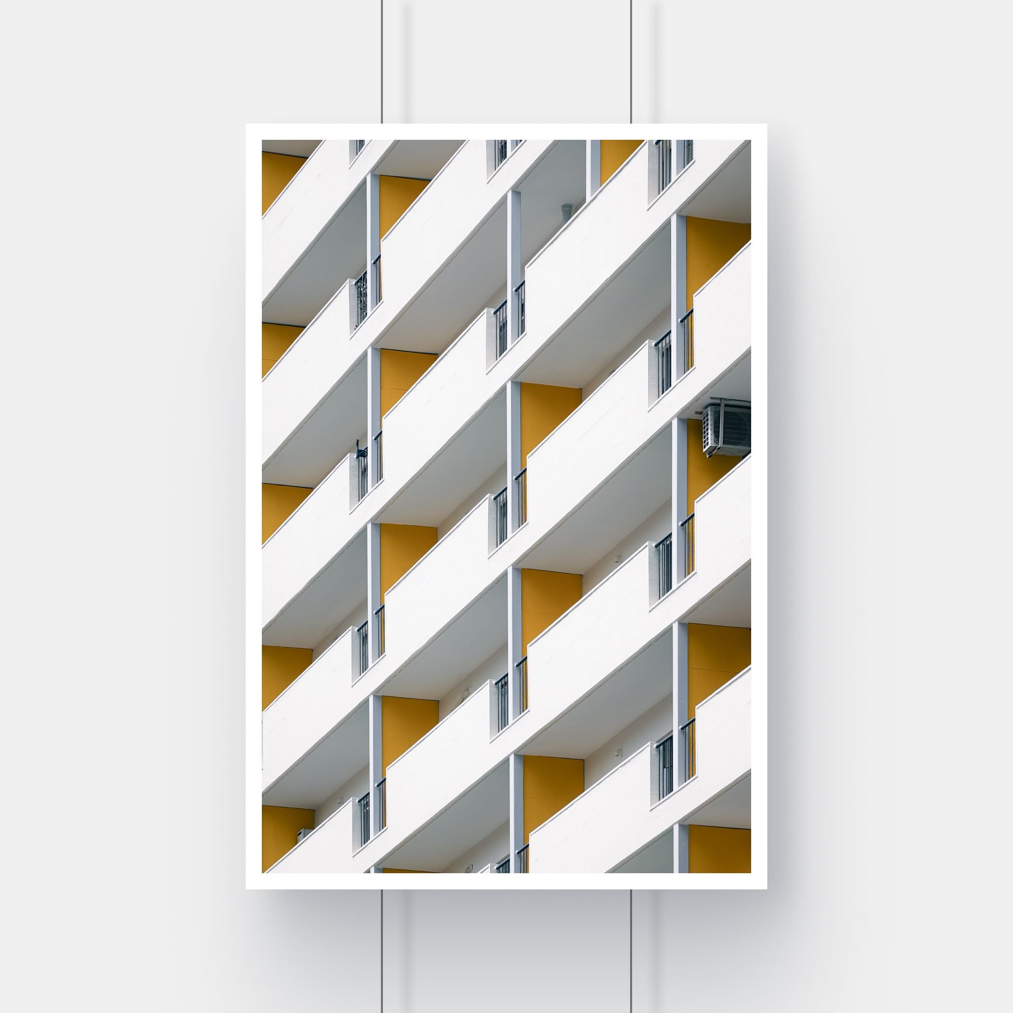 Limited edition fine art print of modern Tokyo architecture, Japan.