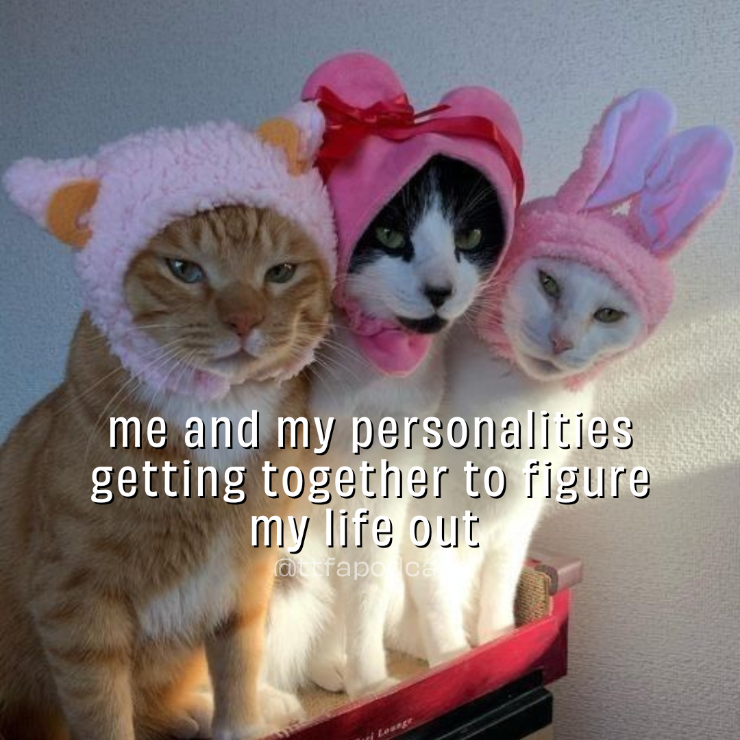 Terrible, Thanks for Asking was... well, heavy! The audience, though deeply engaged with our heavier content, also loved to laugh and have a moment's relief from the weight of grief or loss or mental health struggles. I suggested having a "meme" spec