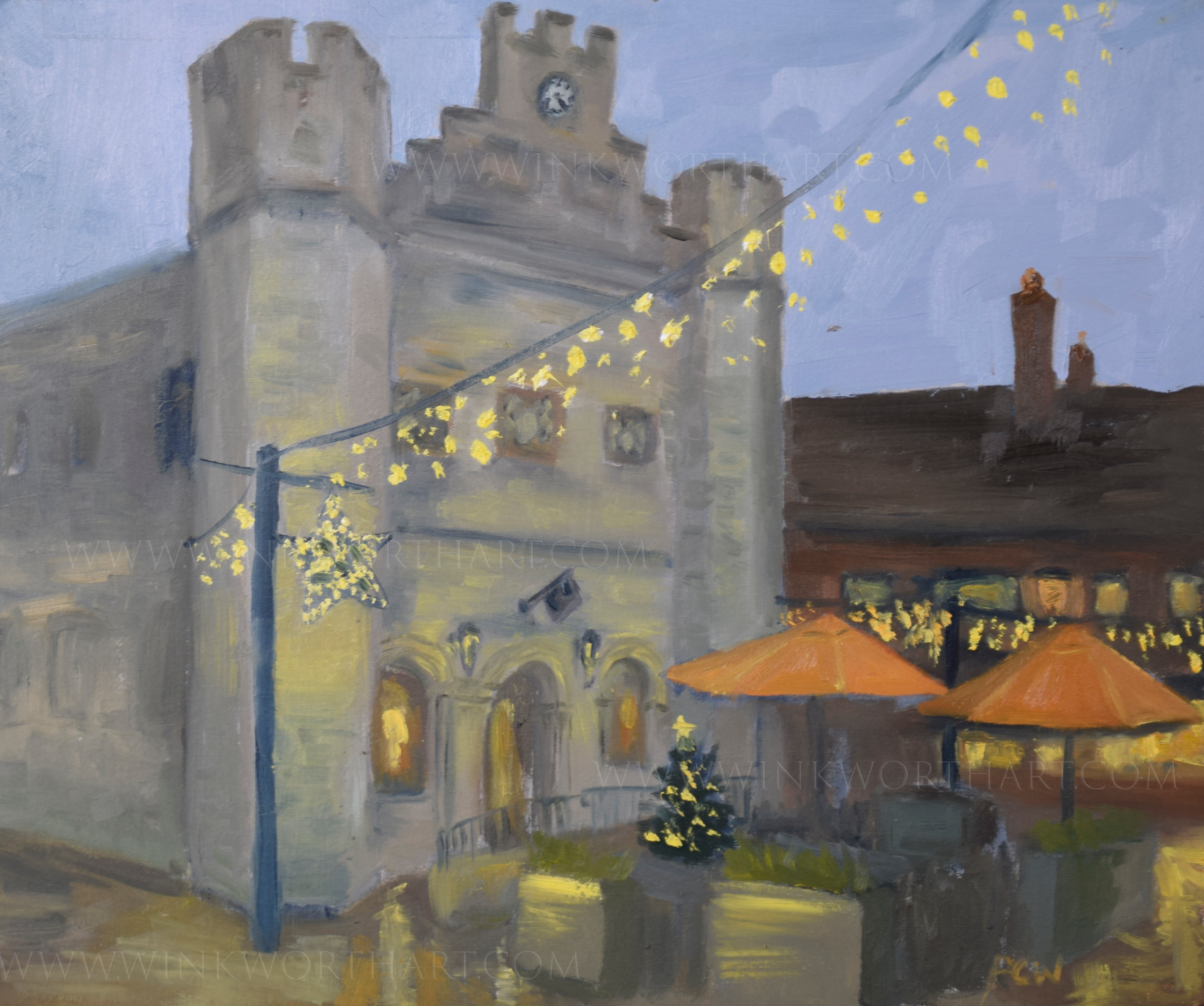 Horsham, West Sussex Xmas lights