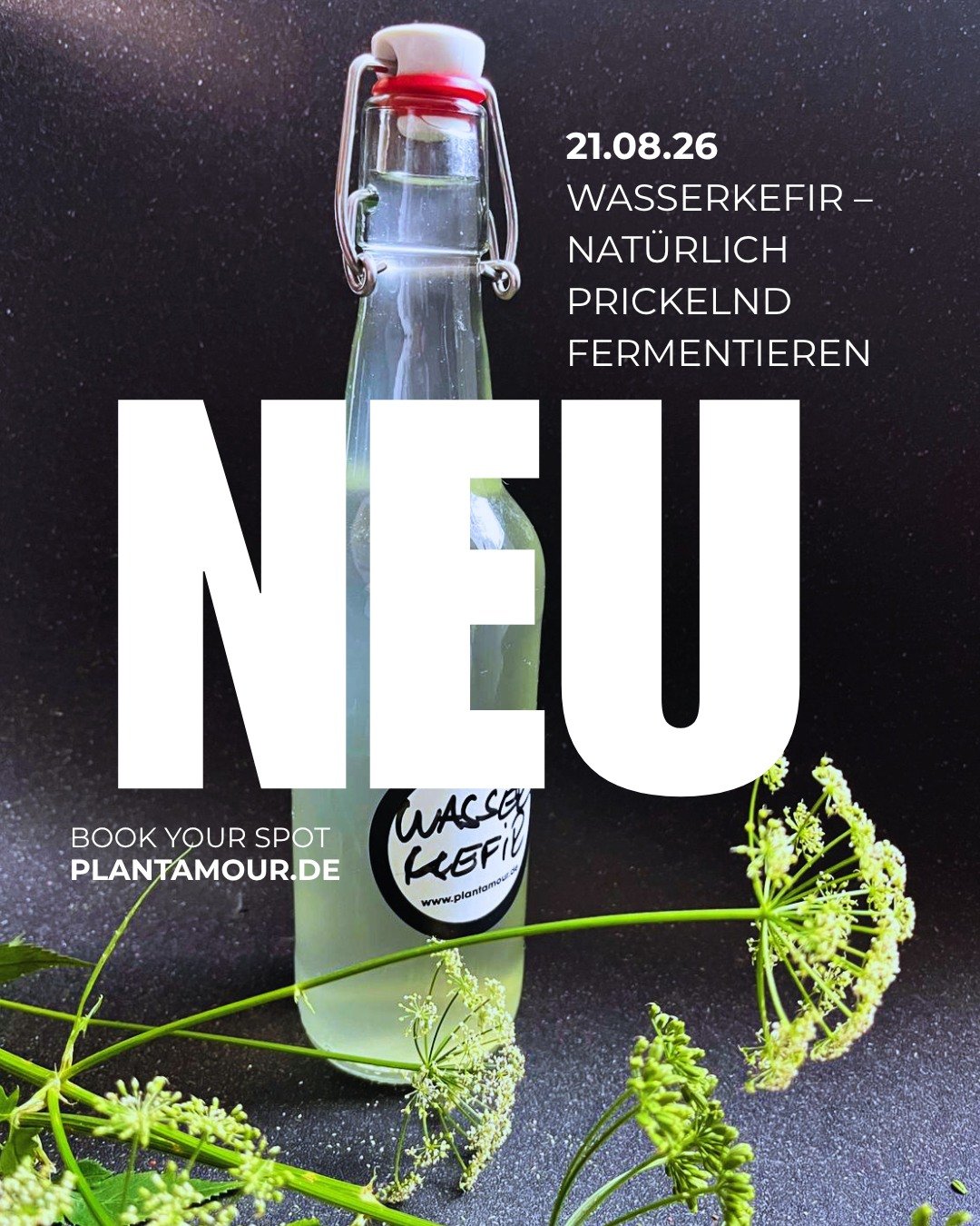 ✨ Nat&uuml;rlich prickelnd. Lebendig. Selbst gemacht.

Wasserkefir ist der perfekte Einstieg in die Welt der Fermentation. Das leicht sprudelnde Getr&auml;nk entsteht durch die nat&uuml;rliche Fermentation mit Wasserkefir-Kristallen und begeistert ni