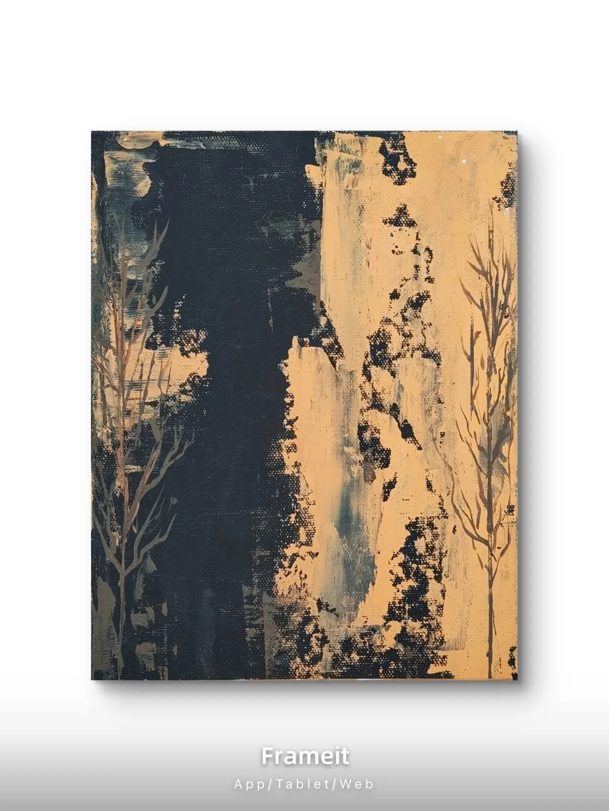 ABSTRACT DARK FOREST