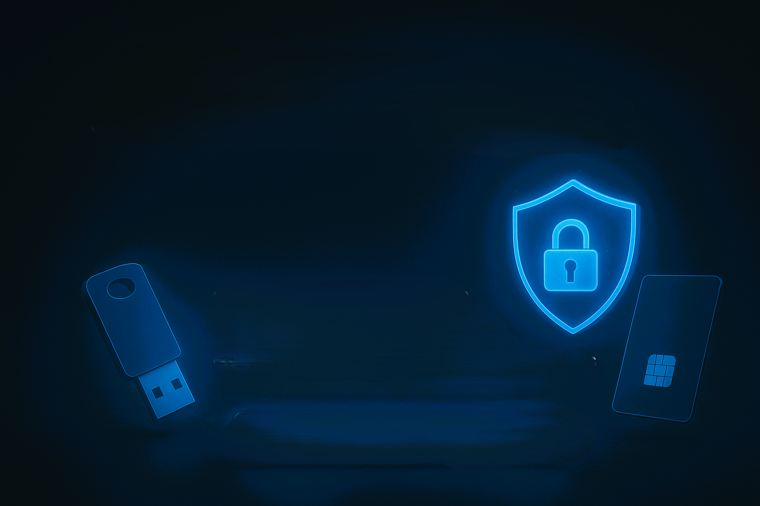 Secure IT infrastructure and cybersecurity services for businesses, using MFA, physical card