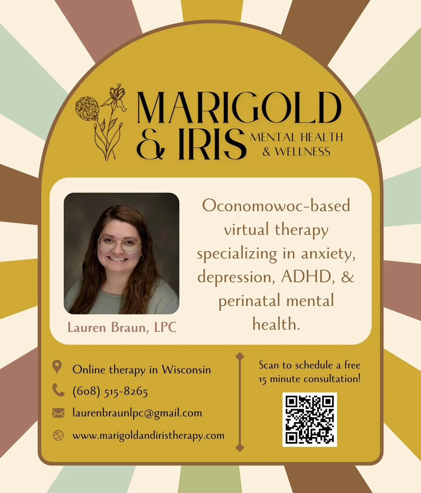 Currently accepting new clients! ✨

Find healing through online therapy in the comfort and privacy of your own home, surrounded by the familiar and supportive environment you need. Book a free 15 minute consultation today to explore whether Marigold 