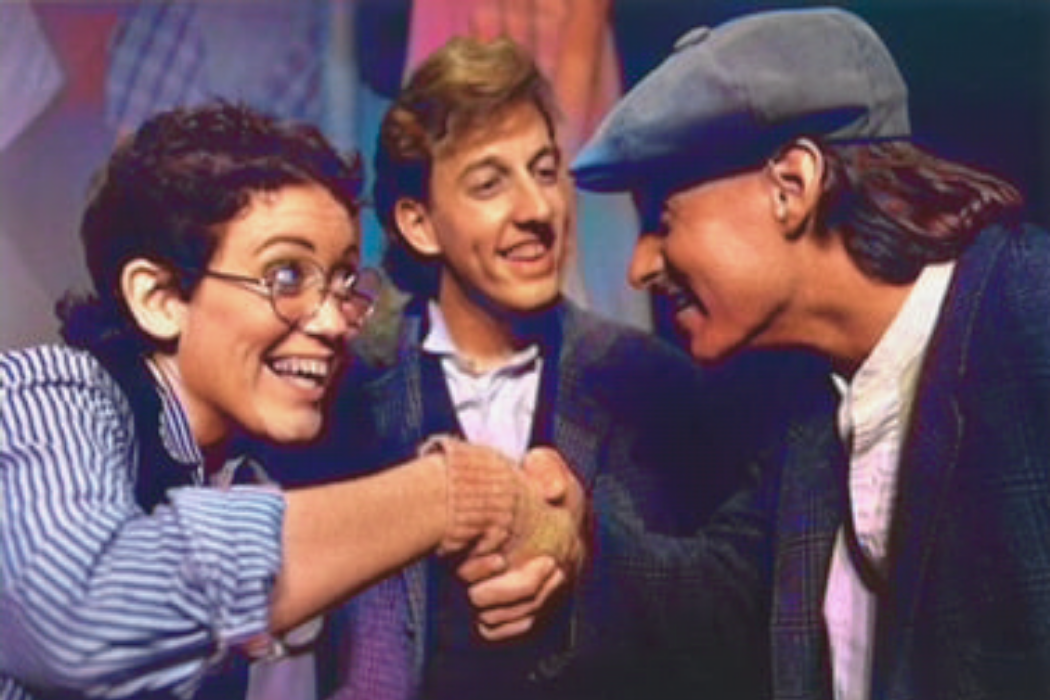 Karen Sheridan, Thomas J. Kelly and Mark Edward Heap in the Organic Lab Theater's production of The Wind in the Willows.