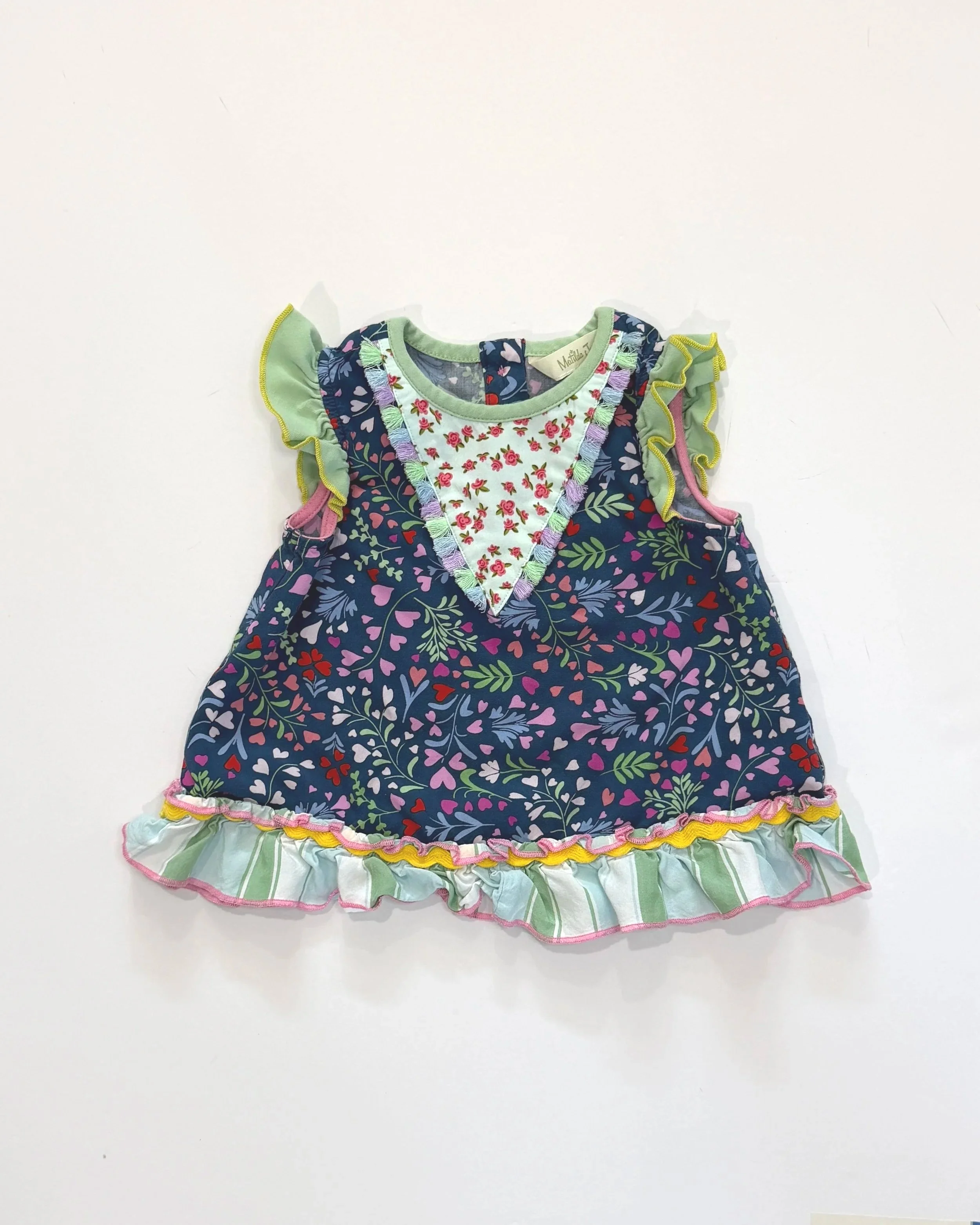 Matilda Jane Floral Heart Ruffle Tunic | 12-18 Months