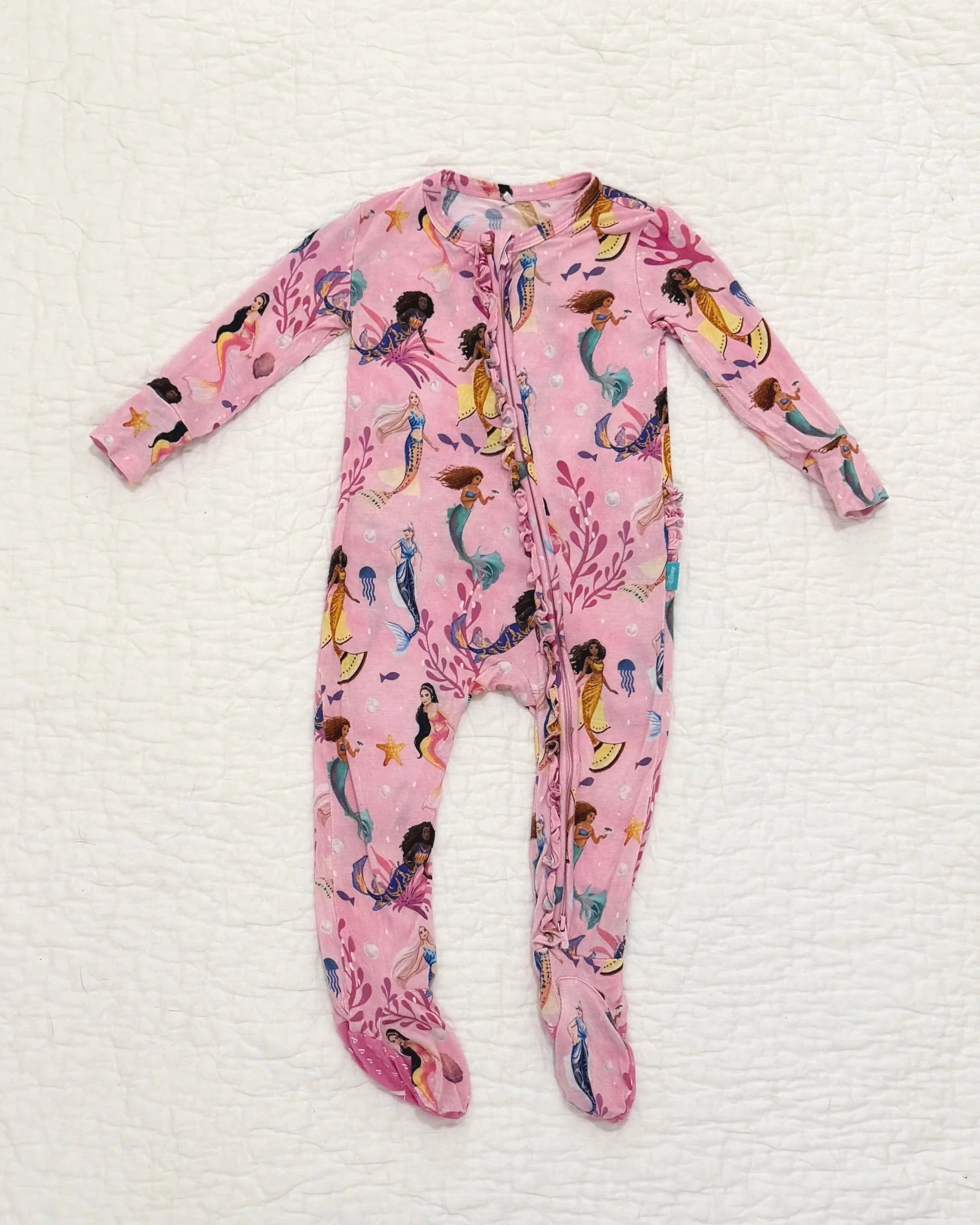 Posh Peanut x Disney Little Mermaid Footie | 18-24mo