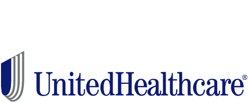 UnitedHealthcare logo with a stylized shield icon and company name in blue text.