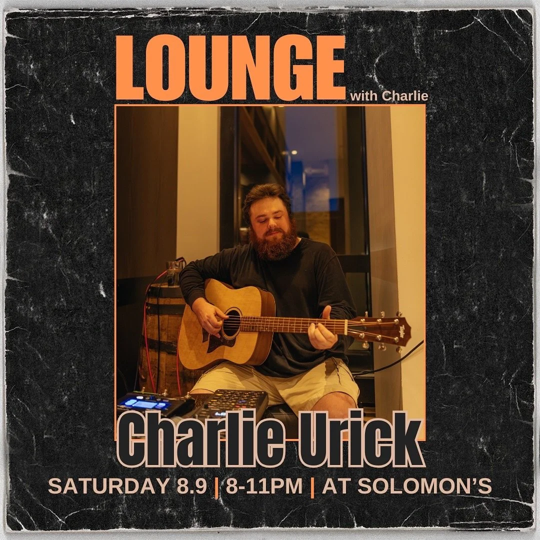 Saturday🎶

Join us in Solomon&rsquo;s for a lounge session with our monthly resident @charlieurick 🎸

Sip on hand-crafted cocktails, indulge in the small bites menu, and vibe out to some amazing Lofi/RnB music in the cozy lounge or on the beautiful