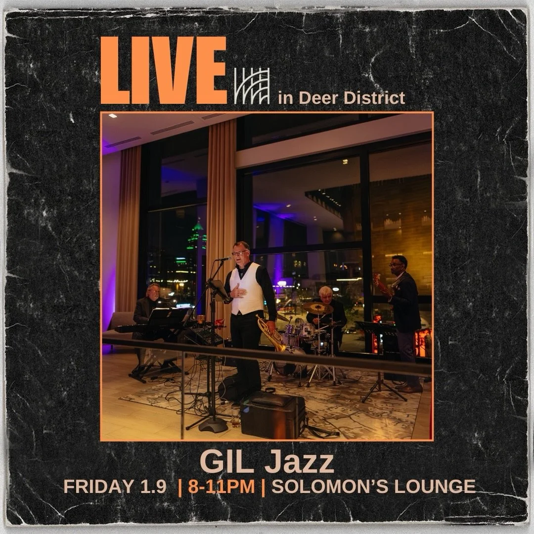 GIL Jazz is back in Solomon&rsquo;s for a night filled with amazing jazz 🎷

Hand-crafted cocktails, shareable small bites, smooth jazz? What more could you ask for? 😉

We&rsquo;ll see you there

8-11PM &bull; Solomon&rsquo;s Lounge @thetradehotel &