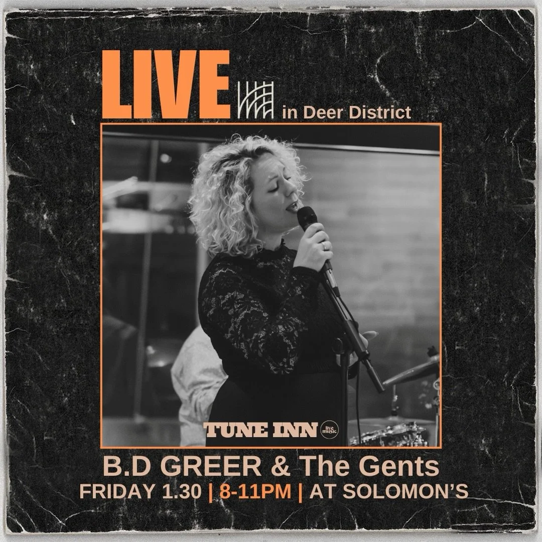 Join us this Friday for a night filled with wonderful Jazz from BD Greer &amp; The Gents 🎶🎶

Hand-crafted cocktails, shareable small bites, and amazing live music to start your Friday evening 🍸

8-11 &bull; Solomon&rsquo;s Lounge @thetradehotel &b