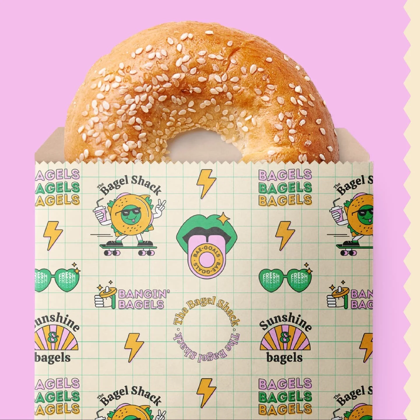 A little repost of one of my favourite passion projects for @briefclub ✨🥯

#branding #brandillustration #brandpattern #brandmascot #illustrationforbrands #brandpackaging #branddesigner #characterdesign #bakerybranding #illustration #logodesign #patt