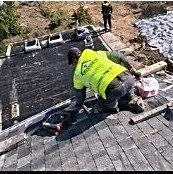 Roofing crew