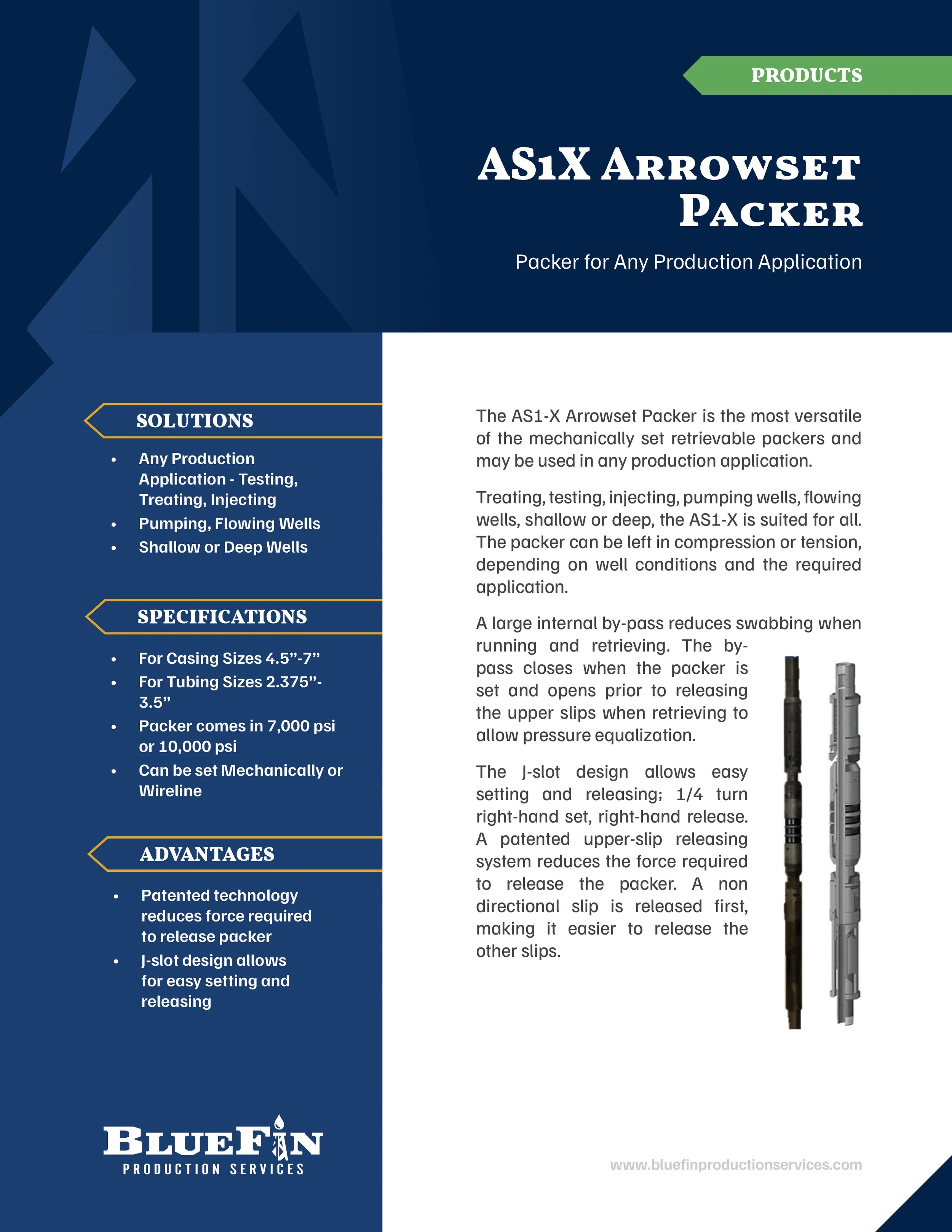 AS1X Arrowset Packer