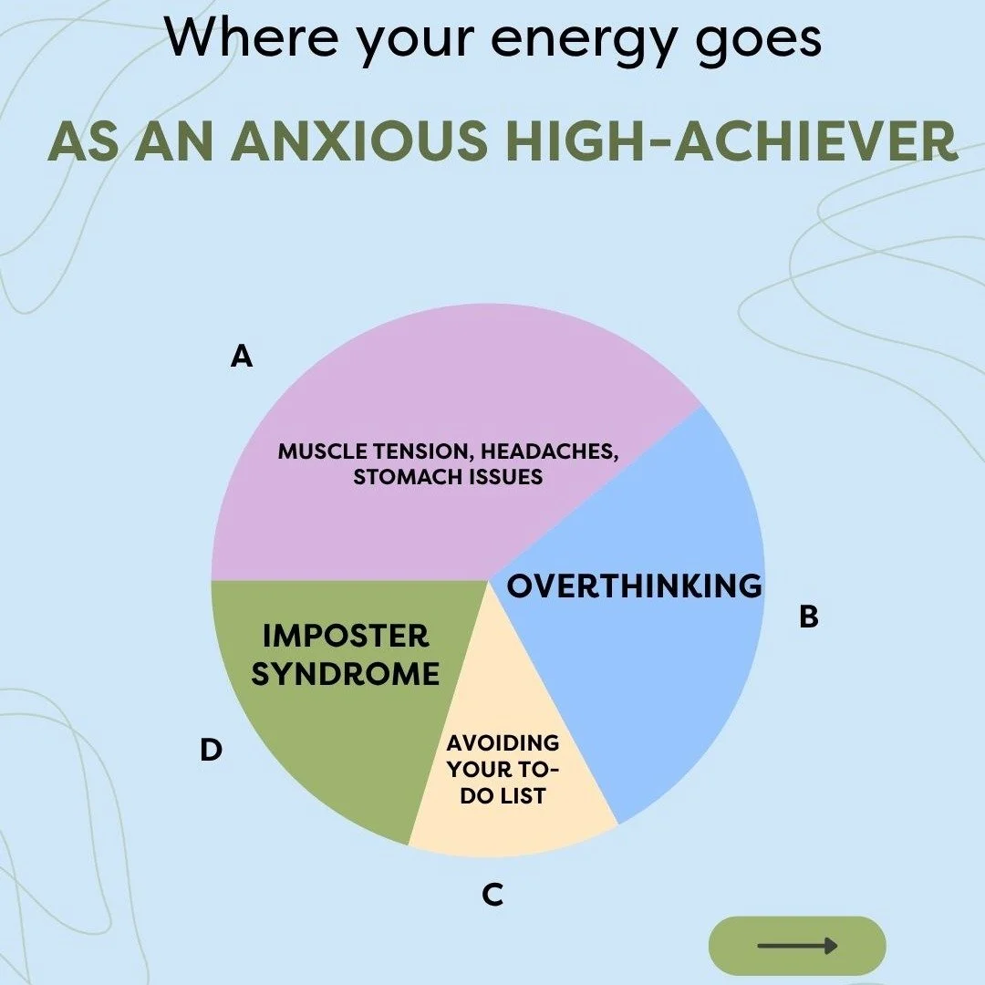 Where is your energy going? 🫠

#mentalhealth #highachievers #anxiety #burnout #nyctherapy