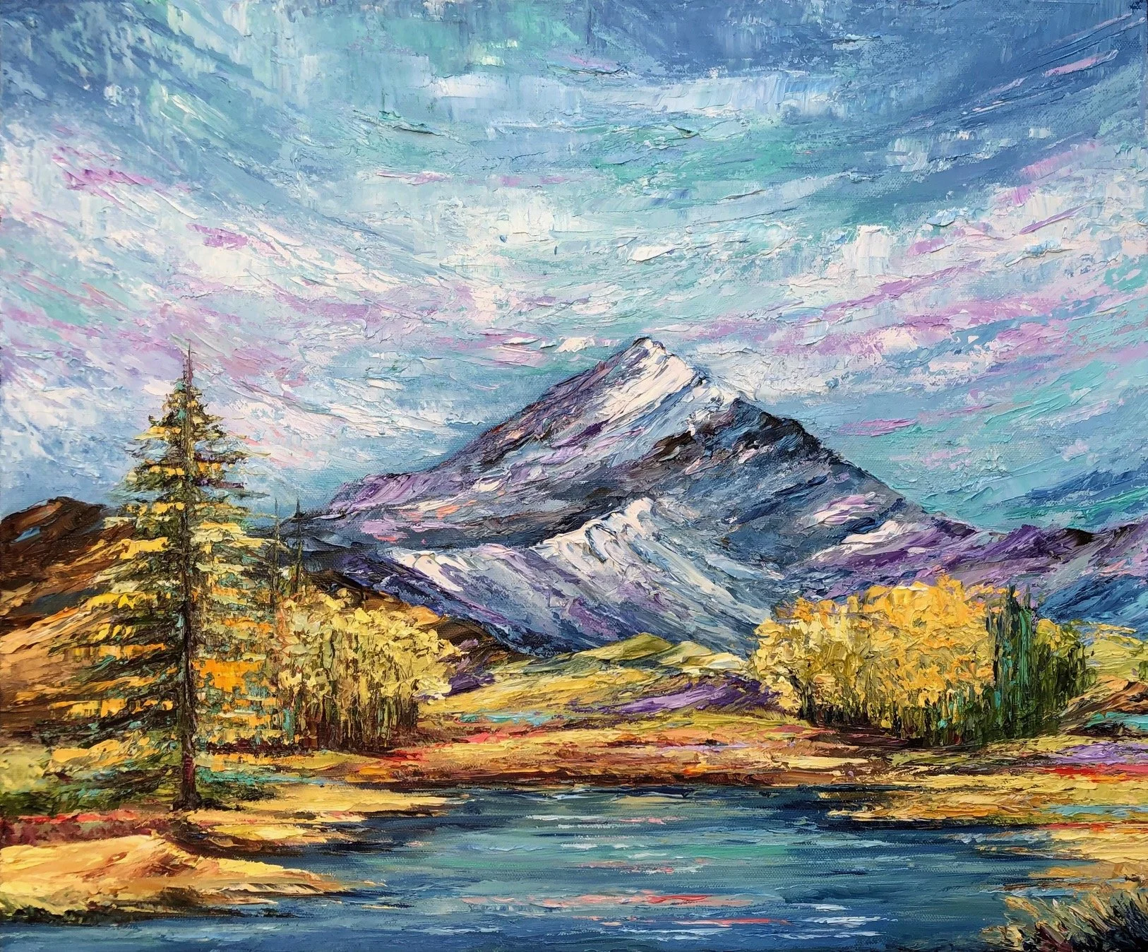 SOLD View from a Lodge 20X24