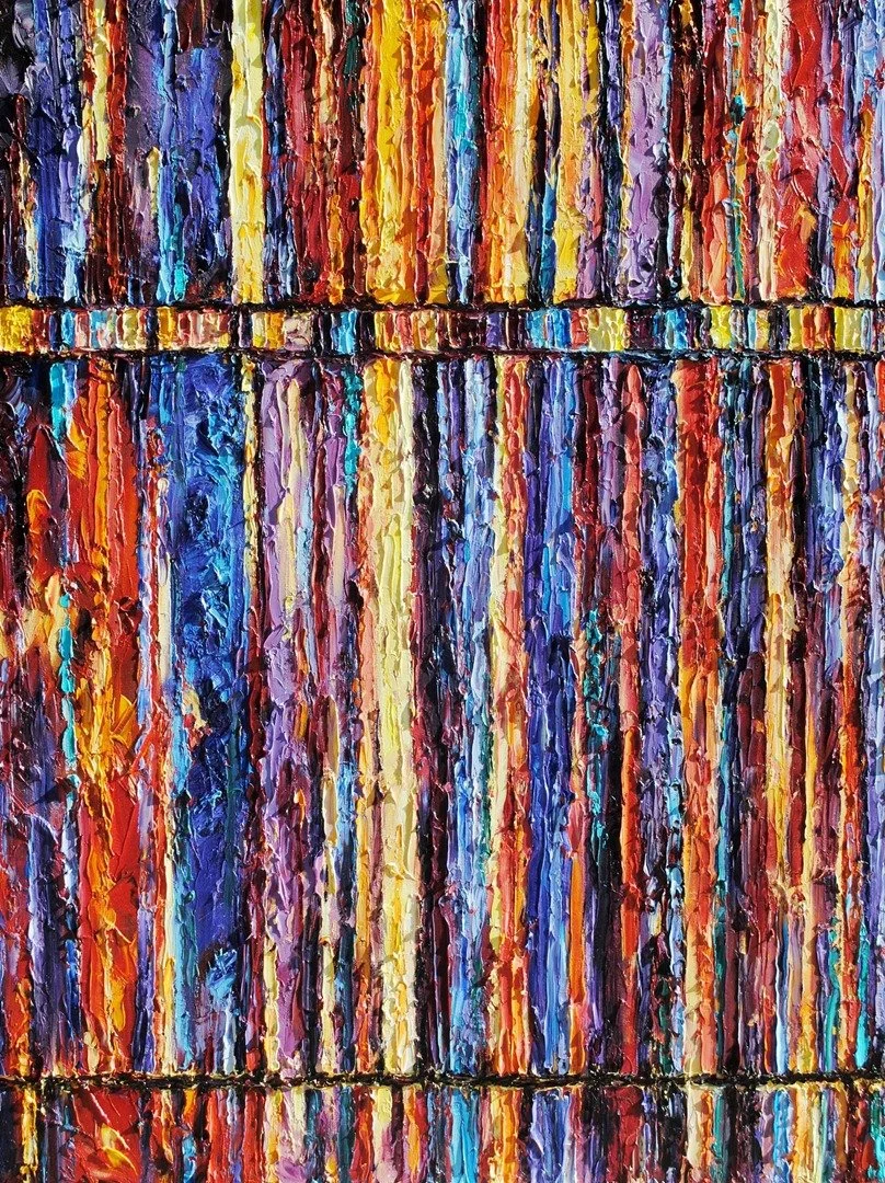 SOLD Vivid Hues 40X30