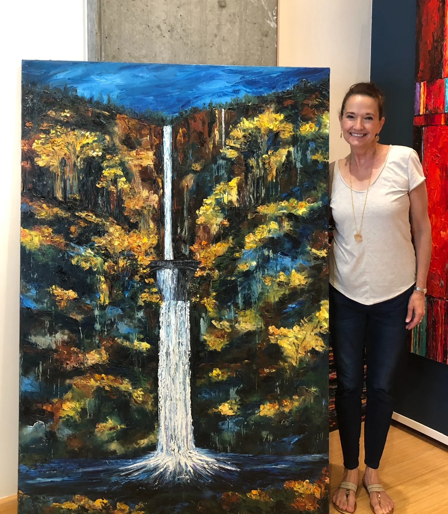 Multnomah Falls II before being shipped to the US Embassy in Cameroon, West Africa