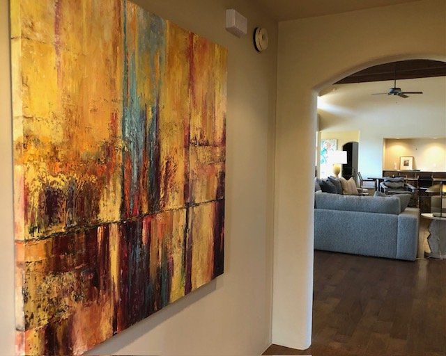 "Renewal" displayed in a Scottsdale, Arizona home.