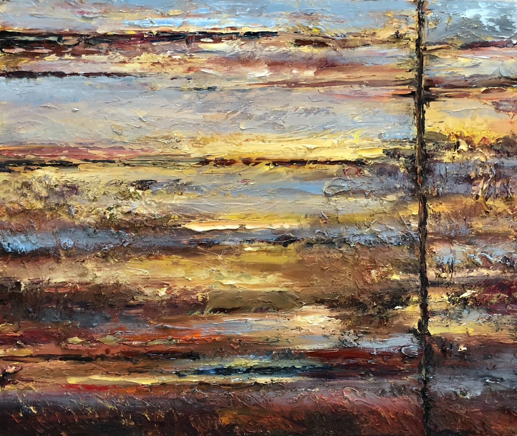 SOLD Harvest Bay 20X24