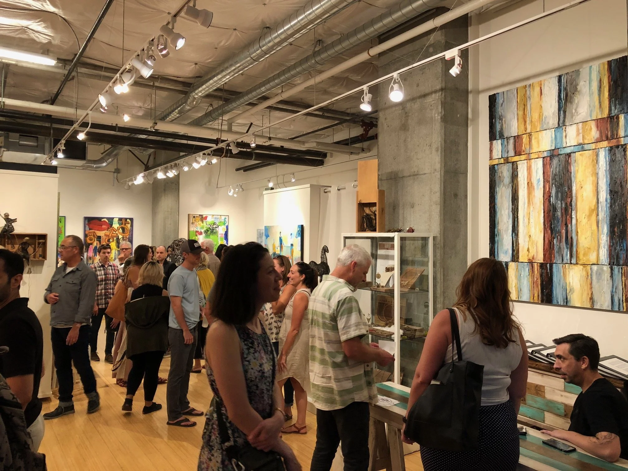 Eagle Creek during Portland show, Basic Space Gallery