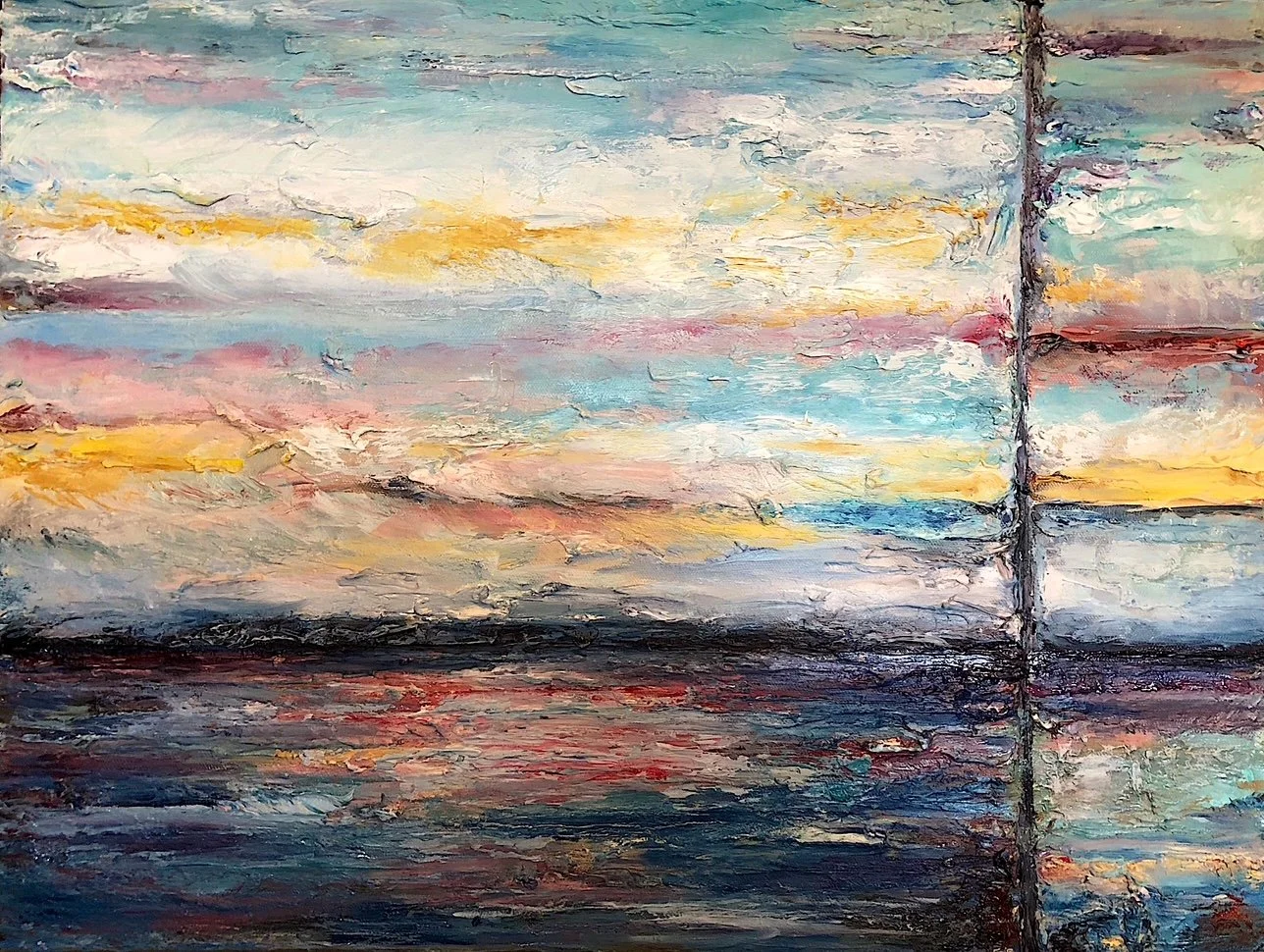 SOLD Ocean Twilight 18X24