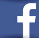 Facebook logo with white 'f' on blue background