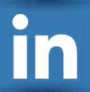 LinkedIn logo with blue background
