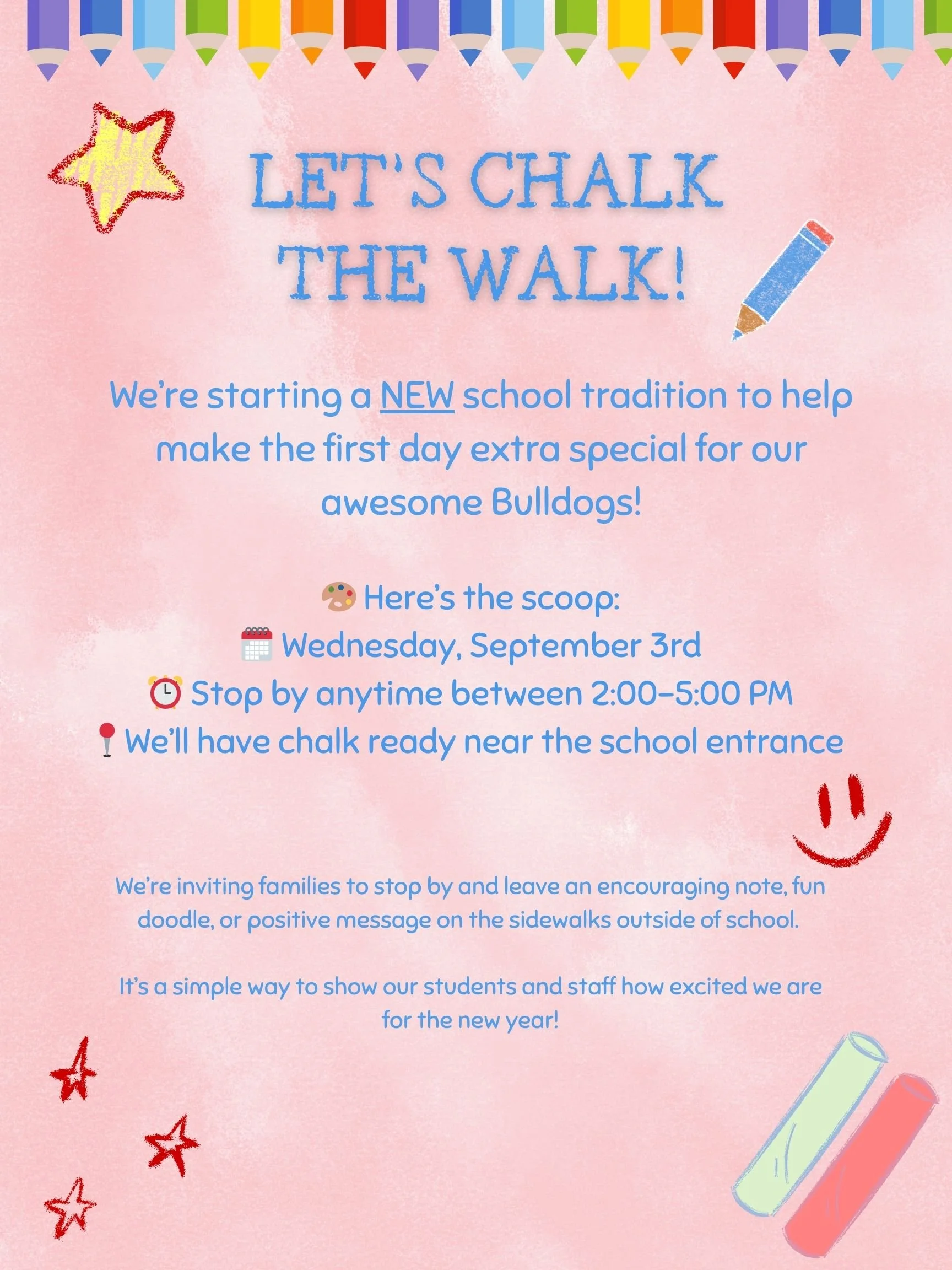 Meet the Teachers & Chalk the Walk