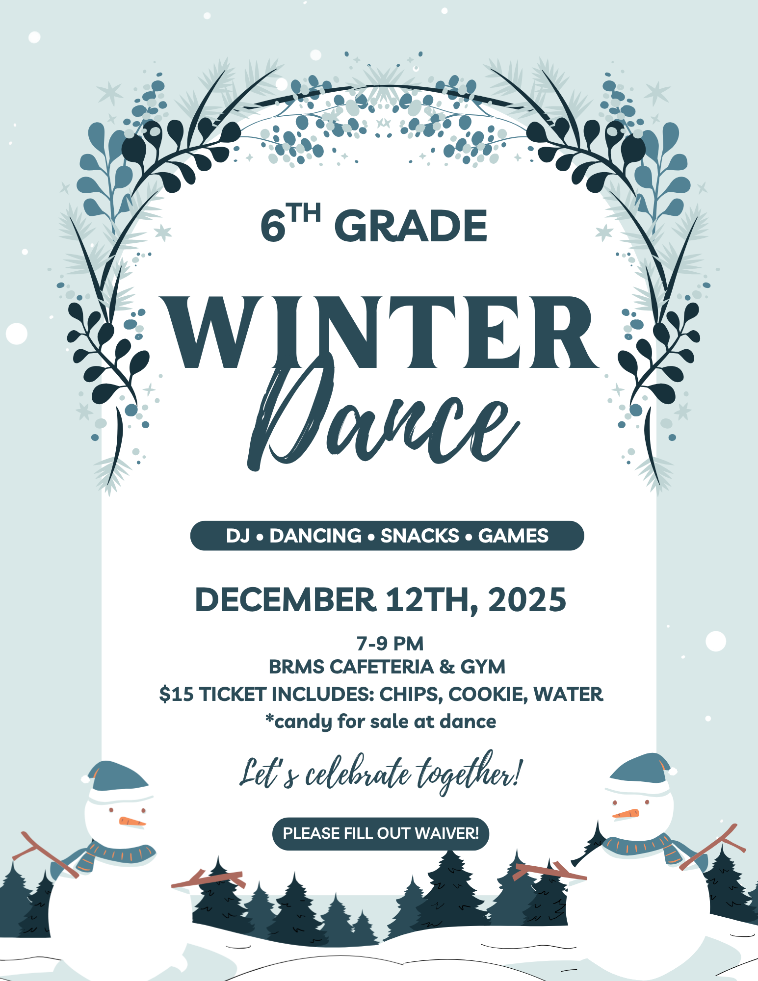 6th Grade Winter Dance