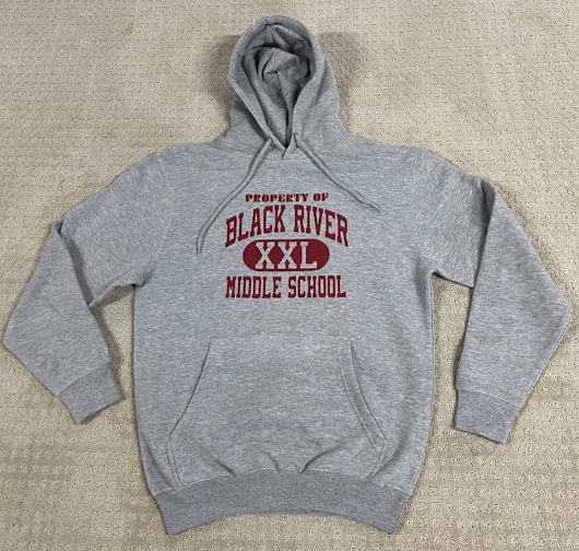Ash Gray BRMS "Property Of" Hoodie