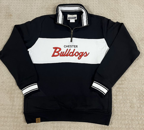 Chester Bulldogs Script 1/4 Zip Fleece Jacket