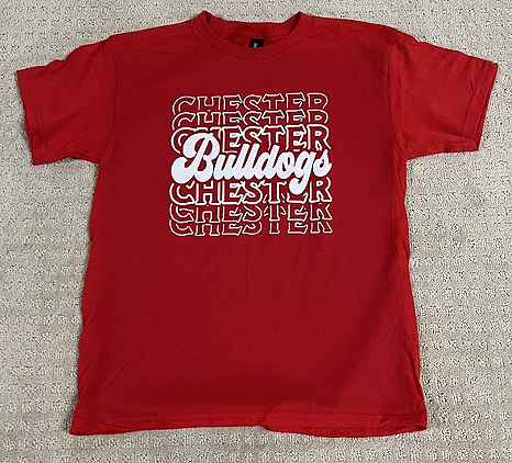 Youth Red Chester Bulldogs Repeat Tee