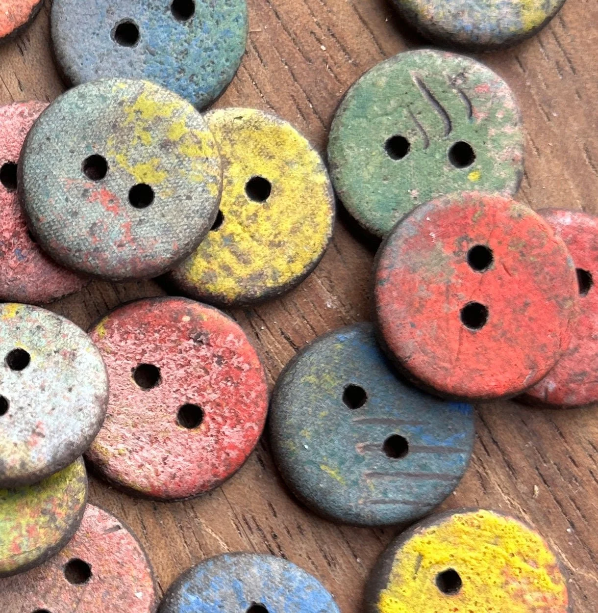 colorful buttons