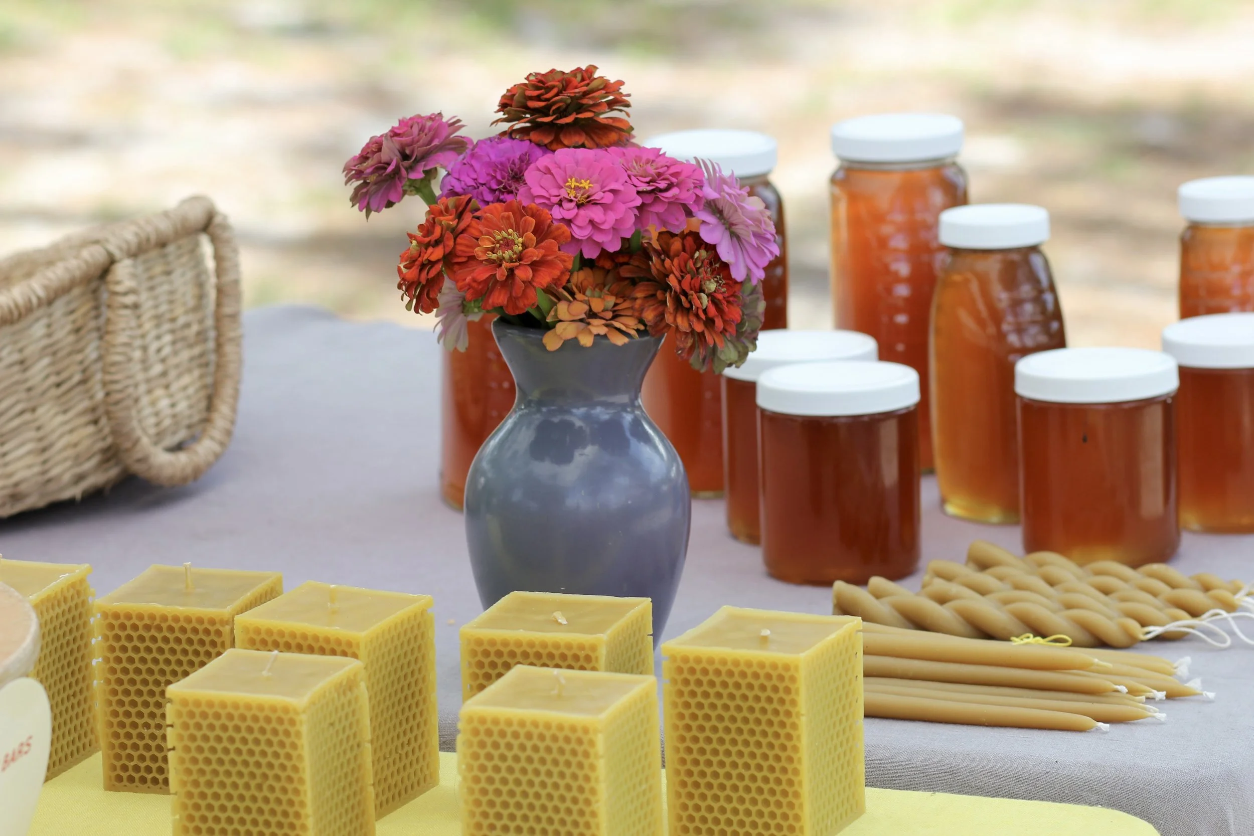 beeswax cube